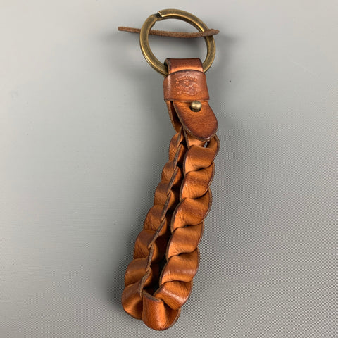 Porte-clés tressé beige IL BISONTE
