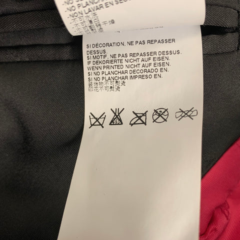 DSQUARED2 Size 38 Black Wool Silk Double Breasted Sport Coat
