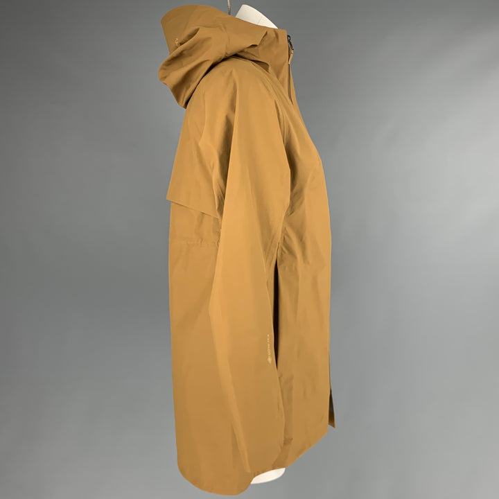 ARCTERYX Size XS Khaki Nylon Hooded Jacket