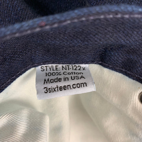 3SIXTEEN Size 33 Blue Indigo Cotton Jeans