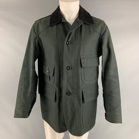 A VONTADE Size M Black Cotton Utility Jacket