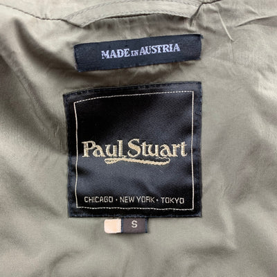 PAUL STUART Size S Taupe Quilted Gore-Tex Nylon Parka Jacket