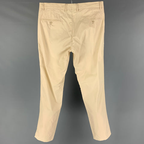 BRUNELLO CUCINELLI Size 34 Cream Cotton Casual Pants