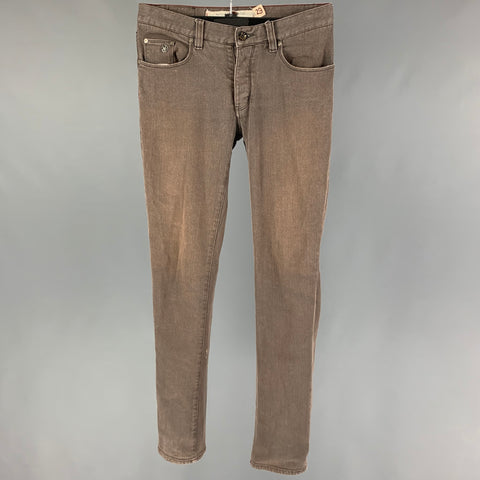 CONVERSE Size 29 Brown Cotton Slim Jeans