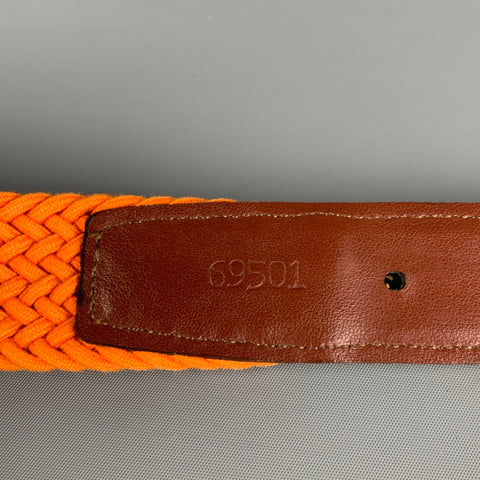 TORINO Size 32 Orange Braided Belt
