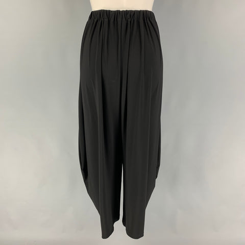ISSEY MIYAKE Size M Black Blend Wide Leg Casual Pants