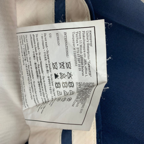 SUIT SUPPLY Size 28 Navy Wool Flat Front Dress Pants