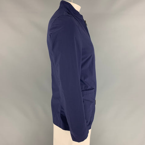 ARMANI COLLEZIONI Size 40 Navy Water Repellent Zip Up Jacket