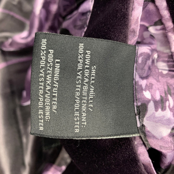 FERAUD Taille 38 Costume croisé violet en polyester à revers en pointe