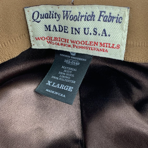 GOORIN BROTHERS Size XL Brown Tweed Wool Hat