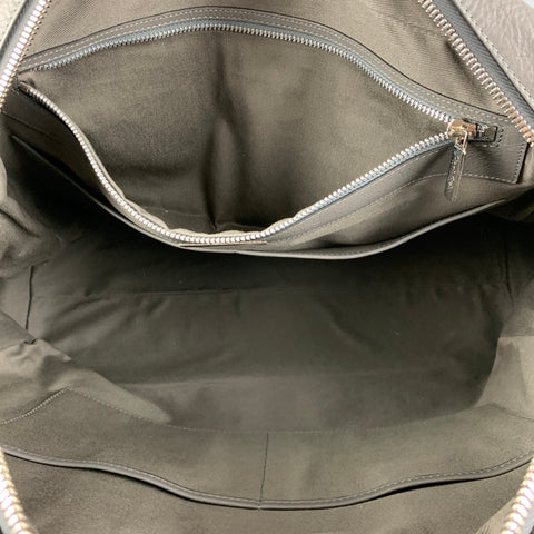 CALVIN KLEIN COLLECTION Grey Leather Travel Bag