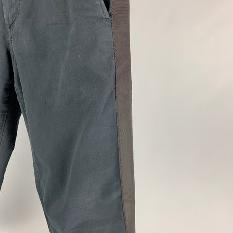 RAG &amp; BONE Talla 31 Pantalones casuales de algodón negro marino
