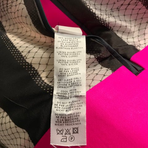 PAUL SMITH Size 42 Pink Solid Wool Silk Notch Lapel Sport Coat