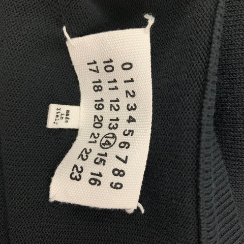 MAISON MARTIN MARGIELA Size L Black Cotton Buttoned Cardigan