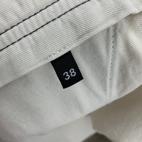 TOM FORD Size 38 Slate Cotton Flat Front Casual Pants