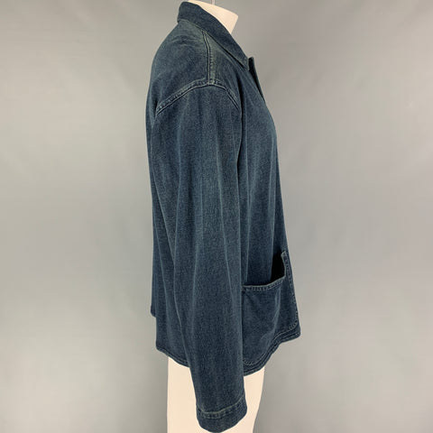 RRL by RALPH LAUREN Size XL Dark Blue Cotton Jacket