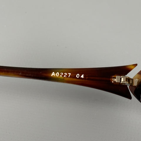 ALAIN MIKLI Tortoise Shell Black Acetate Sunglasses & Eyewear