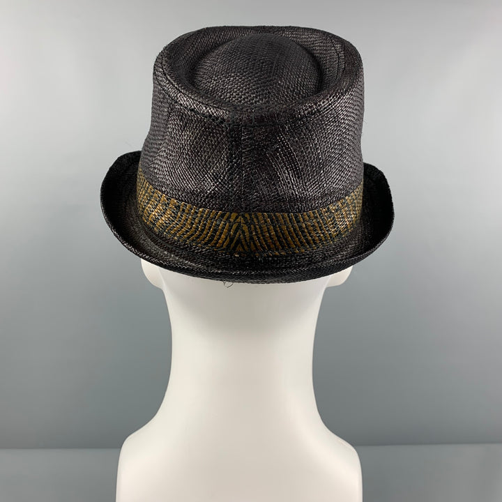 GOORIN BROTHERS Size S Black Tan Woven Hat
