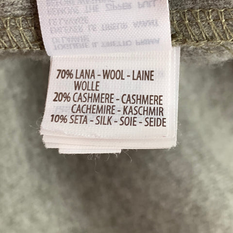 BRUNELLO CUCINELLI Size M Grey Wool Blend Heather Sleeveless Dress