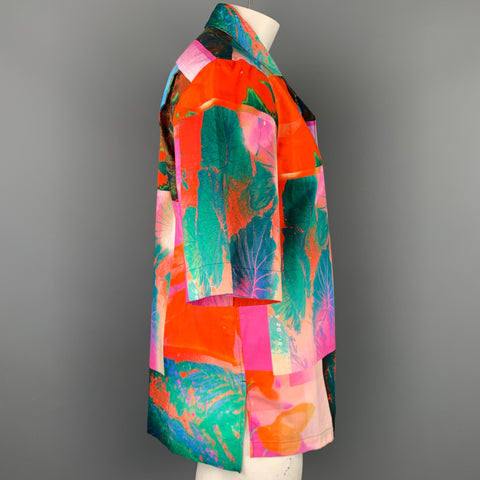 ACNE STUDIOS Size M Multi-Color Print Cotton Camp Short Sleeve Shirt