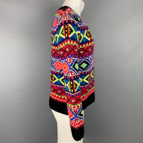 POLO by RALPH LAUREN Jersey de punto grueso de lana merino multicolor talla S
