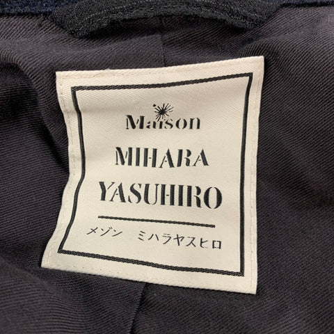 MAISON MIHARA YASUHIRO Size 36 Black Grey Mixed Fabrics Jacket