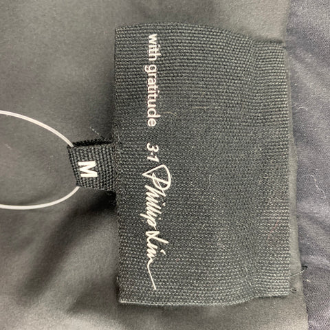 3.1 PHILLIP LIM Size M Black Polyester Journey Puffer Vest