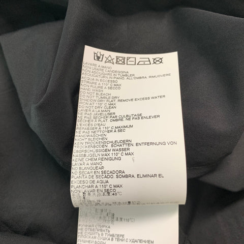 MAISON MARGIELA Size M Black Cotton  Polyester Mixed Fabrics Button Up Shirt