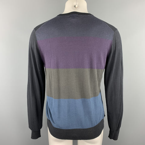 PAUL SMITH JEANS Size M Black Cotton Crew-Neck Pullover