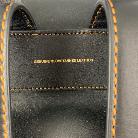 COACH Black Leather Suede Backpack Bags