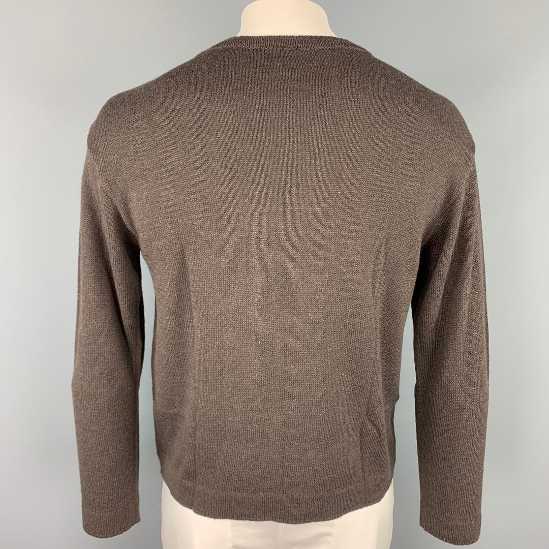 Jersey de algodón de punto marrón 45rpm Talla XL
