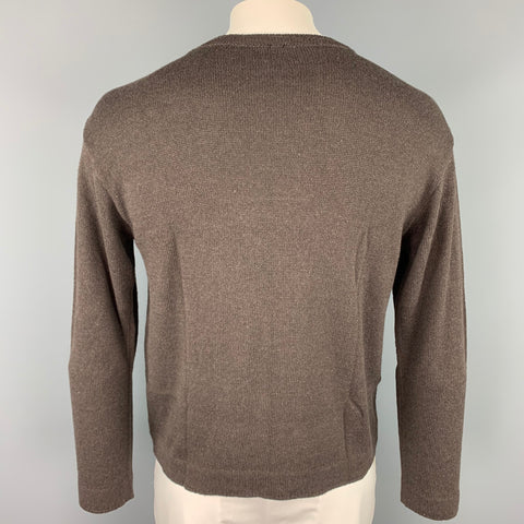 45rpm Size XL Brown Knit Cotton Pullover