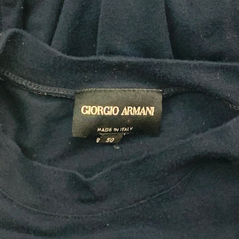 GIORGIO ARMANI Size M Navy Crew-Neck Pullover