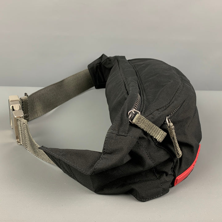 Sac banane PRADA SPORT en polyester / polyuréthane noir