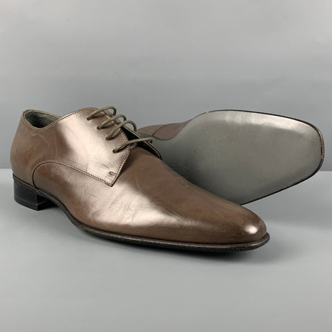 VIKTOR &amp; ROLF Taille 10 Chaussures à lacets en cuir taupe