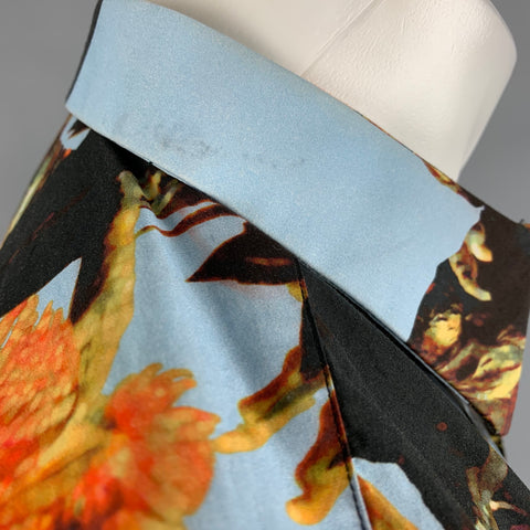 GIVENCHY Size M Multi-Color Abstract Cotton Long Sleeve Shirt