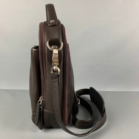 OSGOODE MARLEY Cashmere Collection Brown Pebble Grain Cross Body Handbag
