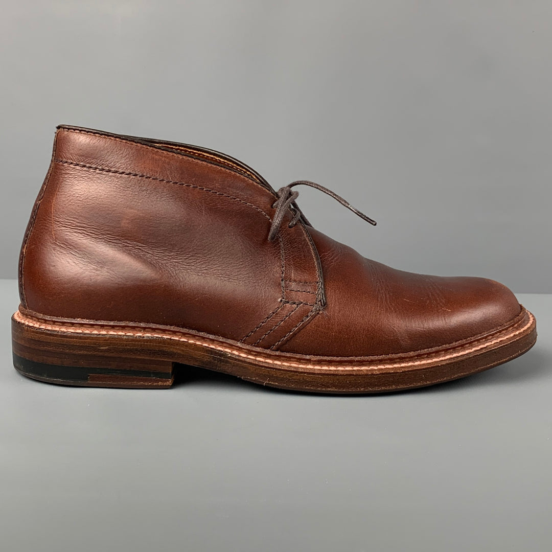 ALDEN Size 6.5 Brown Leather Chukka Boots