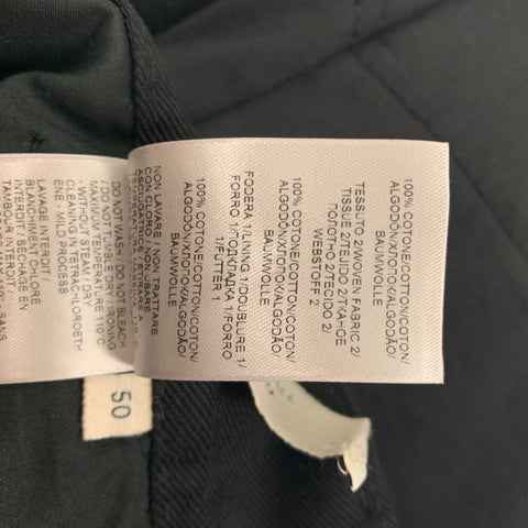BOTTEGA VENETA Pre-Fall 2019 Size 34 Black Cotton Cargo Pockets Casual Pants