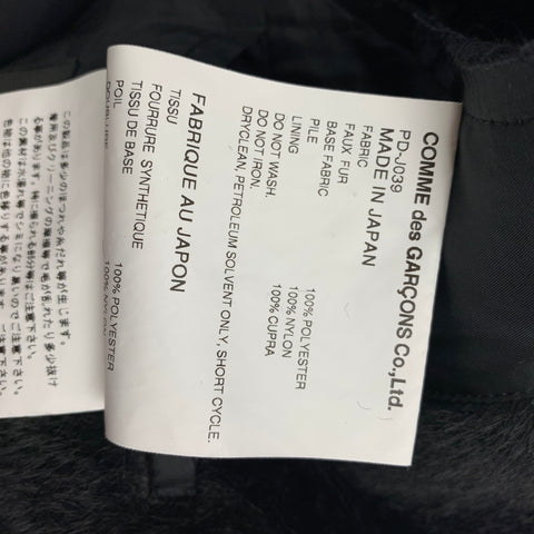 COMME des GARCONS HOMME PLUS Size M Black Mixed Fabrics Jacket