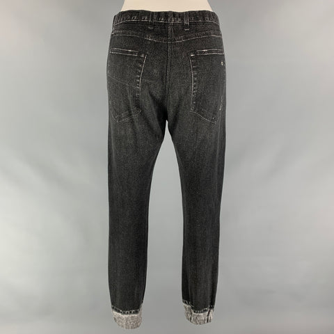 RAG & BONE Size S Charcoal Grey Rock W Holes Cotton Casual Pants