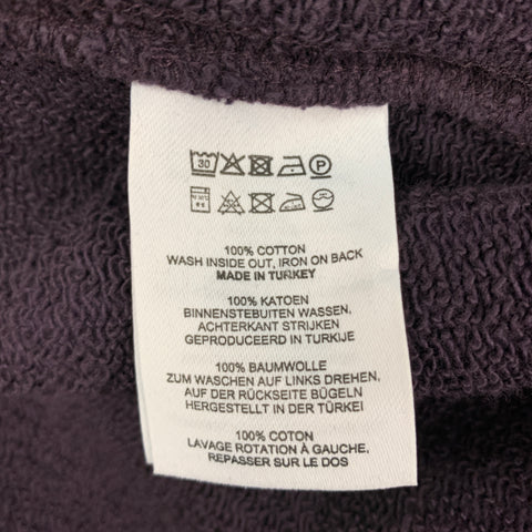 DRIES VAN NOTEN Size S Purple Mauve Zodiac Graphic Cotton Oversized Sweatshirt