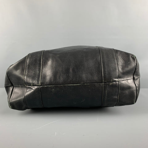 MARTIN MARGIELA Black Leather Top Handles Bags