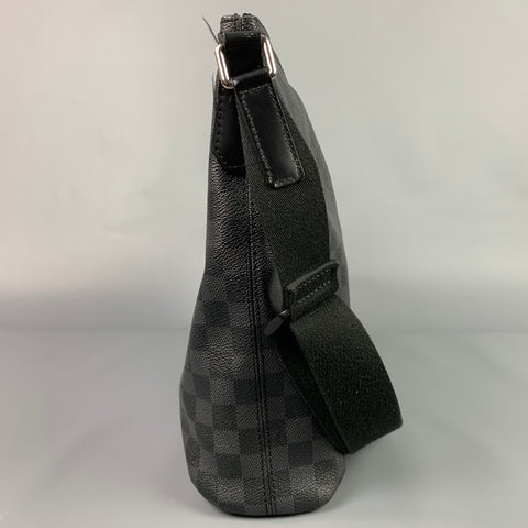 LOUIS VUITTON Milo Mick Pm Charcoal & Black Damier Graphite Canvas Messenger Bag