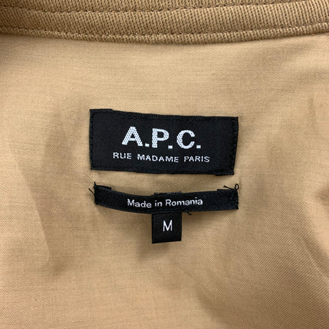 A.P.C. M Size M Khaki Cotton Linen Jacket