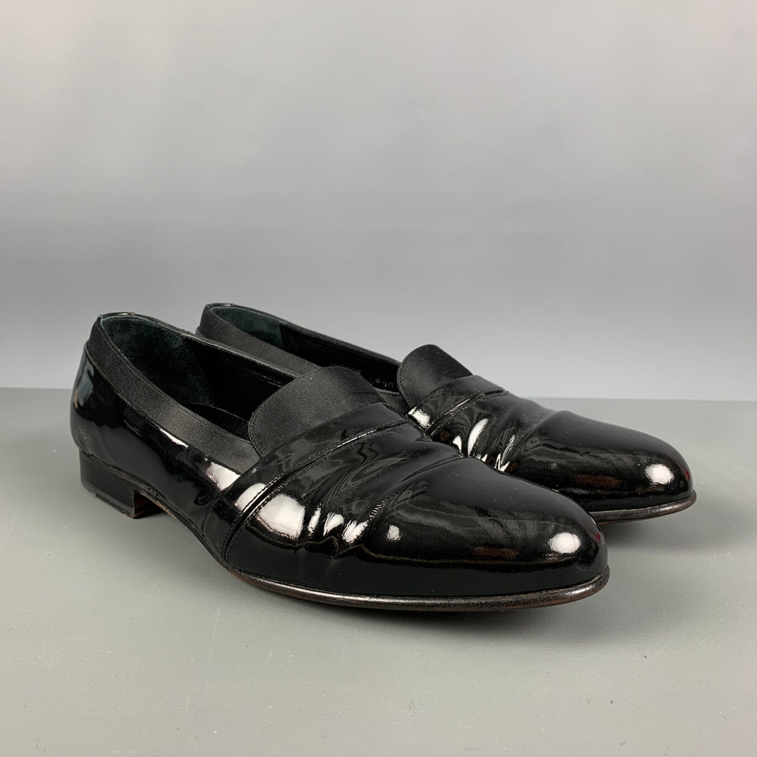 Mezlan Mirage Black Patten Leather Formal Slip On dress Shoes Size 8.5M Mezlan Patent Leather Dress Shoes for Men for sale | eBay main image 3