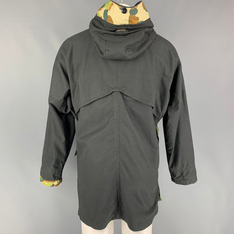 ATELIER & REPAIRS Charcoal Cotton Oversized Coat