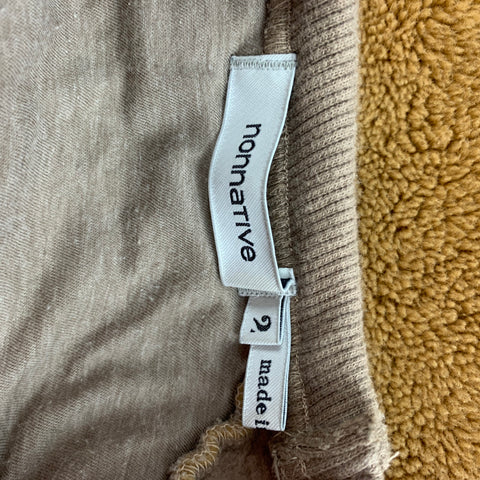 NONNATIVE Talla M Jersey de mezcla de algodón texturizado beige
