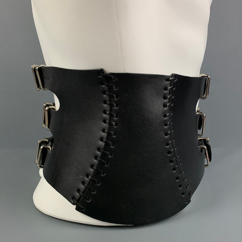 ZANA BAYNE Waist Size M Black Leather Belt