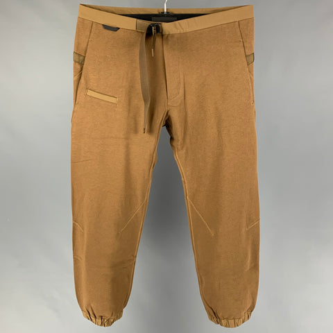 ACRONYM SS 22 Size L Coyote Cotton Zip Fly P39-PR Sweatpants